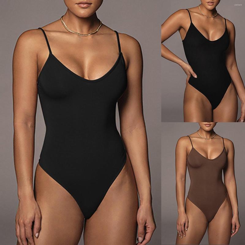 Women' Shapers Women V NeckSuspenders Sexy T Shaped Thong Sleeveless Panty Body Shaper Ultra Light Bodysuit, Black
Women' Shapers Women V NeckSuspenders Sexy T Shaped Thong Sleeveless Panty Body Shaper Ultra Light Bodysuit, Black