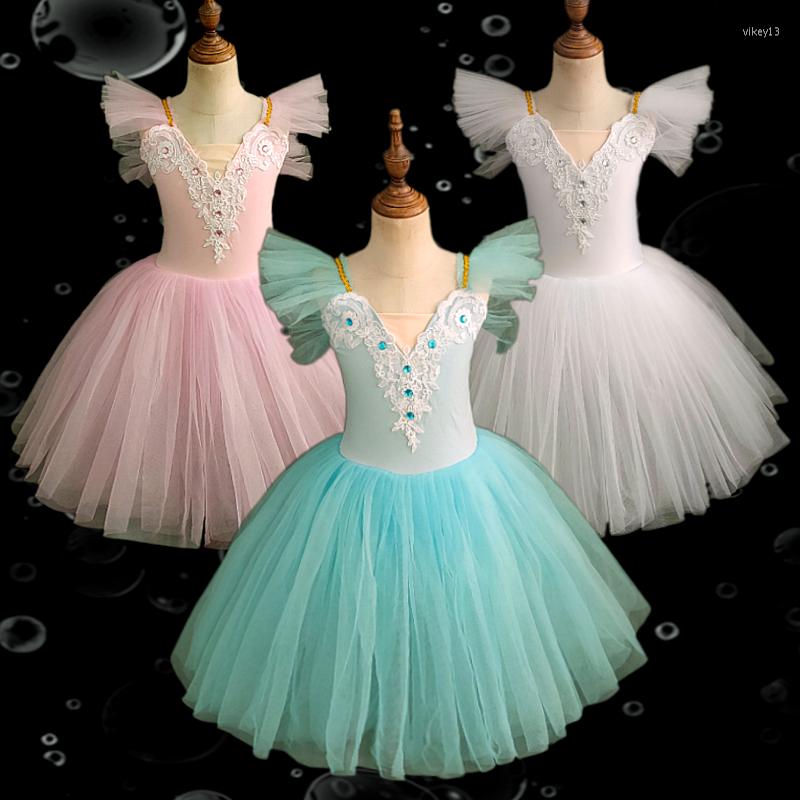 Stage Wear Puff Sleeve Ballet Tutu Red White Blue Kids Girls Romantic Long Dress Show Costume Ballerina Dance, White 1
Stage Wear Puff Sleeve Ballet Tutu Red White Blue Kids Girls Romantic Long Dress Show Costume Ballerina Dance, White 1