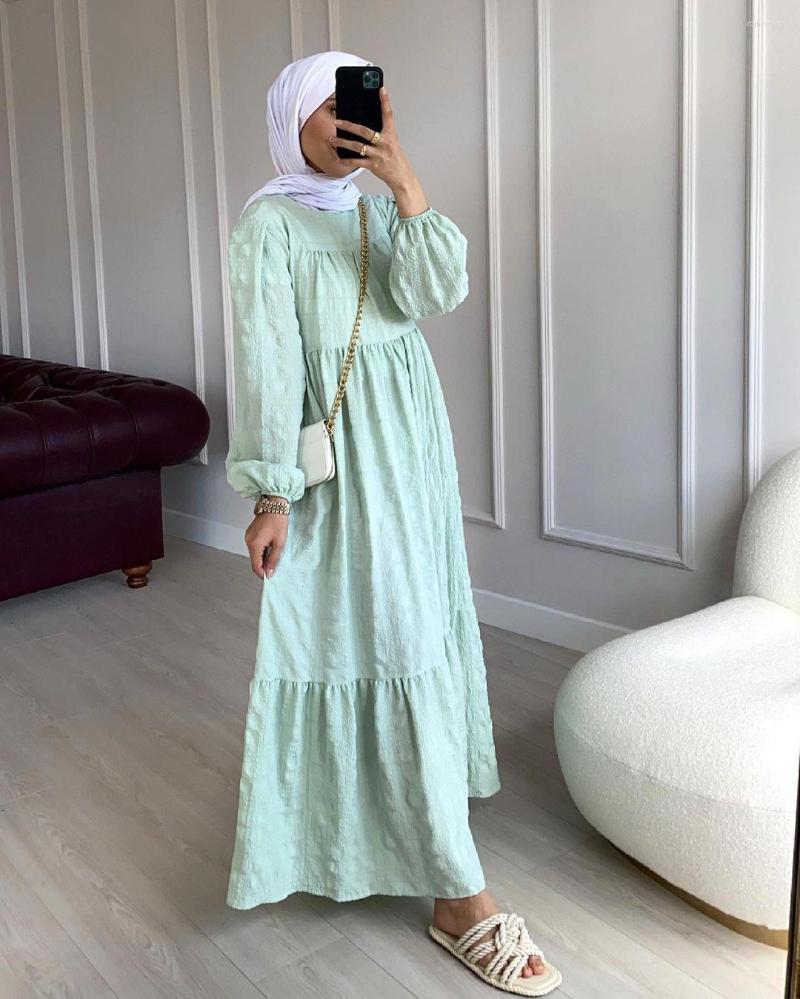 Ethnic Clothing Eid Mubarak Muslim Dress Women Fashion Elegant Abayas Solid Ruffle Dubai Turkish Casual Islamic Clothes Abaya Dresses Robe
Ethnic Clothing Eid Mubarak Muslim Dress Women Fashion Elegant Abayas Solid Ruffle Dubai Turkish Casual Islamic Clothes Abaya Dresses Robe