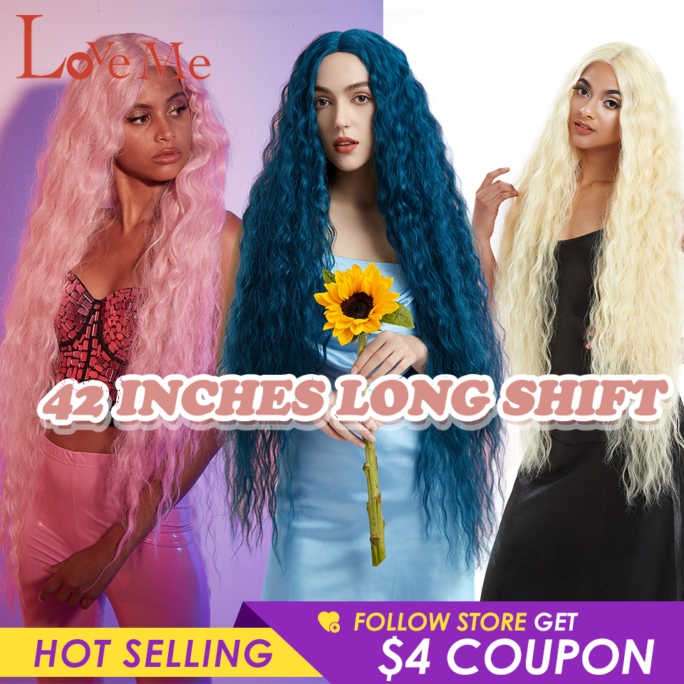 Human Hair Wigs LOVE ME 42 Inch Super Long Water Wave Synthetic Lace Ombre Blonde Brown Good Quailty Hairs Cosplay Deep Frontal 230217, Ombre color
Human Hair Wigs LOVE ME 42 Inch Super Long Water Wave Synthetic Lace Ombre Blonde Brown Good Quailty Hairs Cosplay Deep Frontal 230217, Ombre color