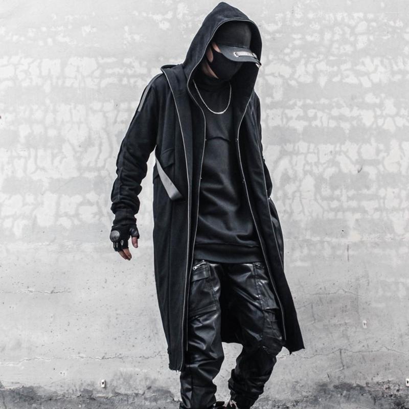 Men's Jackets AOGZ Fake Two Zipper Loose Long Outwear Windbreaker Coat Cotton Cargo Jacket Mens Techwear Tactical Hip Hop Streetwear, Black
Men's Jackets AOGZ Fake Two Zipper Loose Long Outwear Windbreaker Coat Cotton Cargo Jacket Mens Techwear Tactical Hip Hop Streetwear, Black