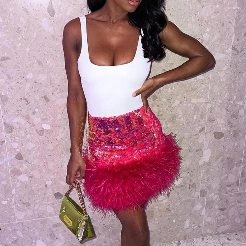 Skirts Echoine Luxurious Sequin Feather Patchwork Mini Skirt Nightclub Sexy Bodycon Skinny Performance Street Women Clothing, Black
Skirts Echoine Luxurious Sequin Feather Patchwork Mini Skirt Nightclub Sexy Bodycon Skinny Performance Street Women Clothing, Black