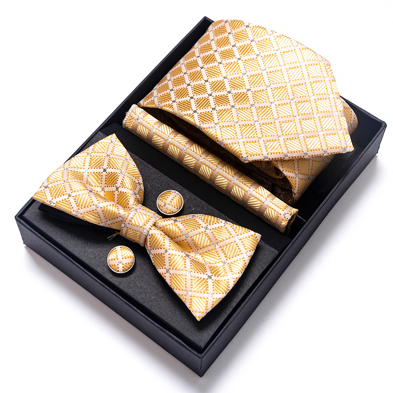 Bolo Ties Jacquard High Grade Nice Handmade Bow Tie Handkerchief Pocket Squares Cufflink Set Necktie Box Gold Paisley Fit Workplace 230217
Bolo Ties Jacquard High Grade Nice Handmade Bow Tie Handkerchief Pocket Squares Cufflink Set Necktie Box Gold Paisley Fit Workplace 230217