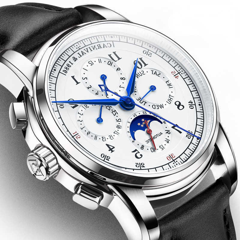 Wrist watch Carnival brand military fashion luxury waterproof moon phase automatic mechanical es for men clock Relogio Masculino
Wrist watch Carnival brand military fashion luxury waterproof moon phase automatic mechanical es for men clock Relogio Masculino