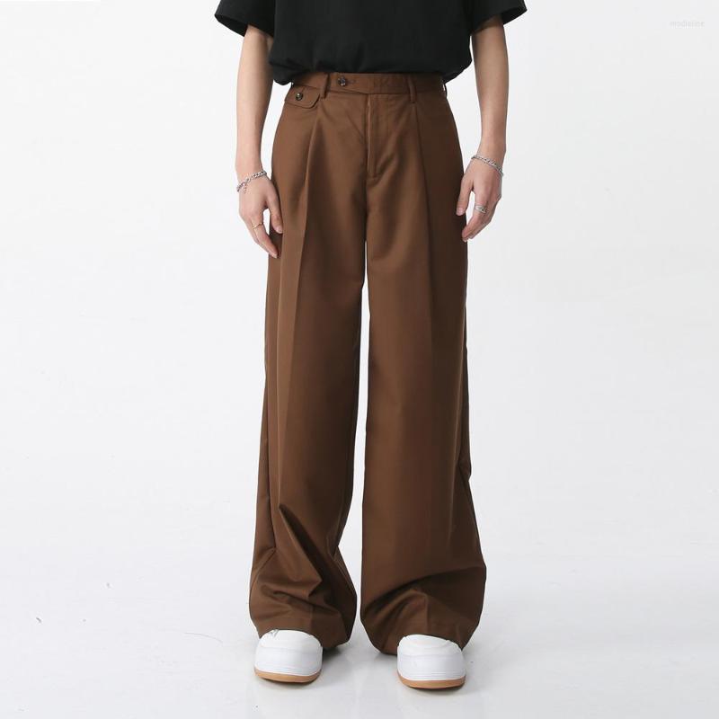 Men' Pants Men' Loose Casual Suit Trousers Male Streetwear Fashion Vintage Wide Leg Net Celebrity Modeling, 3883 brown
Men' Pants Men' Loose Casual Suit Trousers Male Streetwear Fashion Vintage Wide Leg Net Celebrity Modeling, 3883 brown
