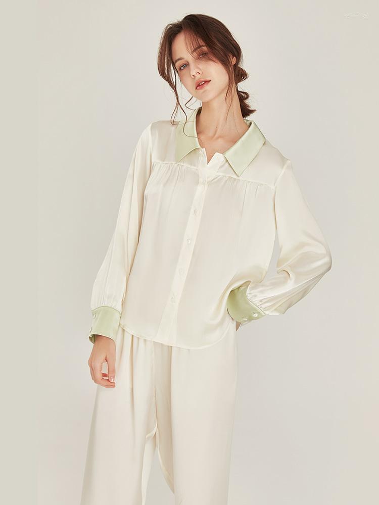 Women's Sleepwear Spring And Autumn 2023 Silk Long Sleeve Pants Pajamas Women's Shirt Collar Summer Home Suit, Beige
Women's Sleepwear Spring And Autumn 2023 Silk Long Sleeve Pants Pajamas Women's Shirt Collar Summer Home Suit, Beige