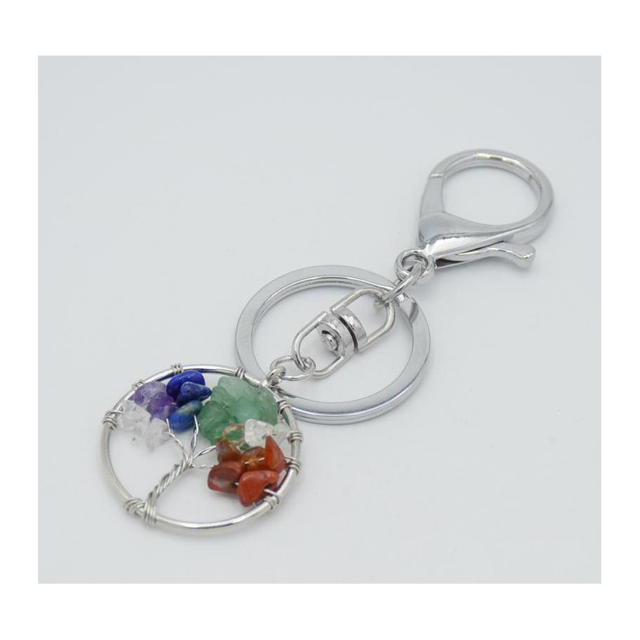Key Rings Natural Crystal Stone Ring Tree Of Life Pendant Handmade Keychains Holder For Women Girl Car Bags Accessorie Carshop2006 D Dhm4A
Key Rings Natural Crystal Stone Ring Tree Of Life Pendant Handmade Keychains Holder For Women Girl Car Bags Accessorie Carshop2006 D Dhm4A
