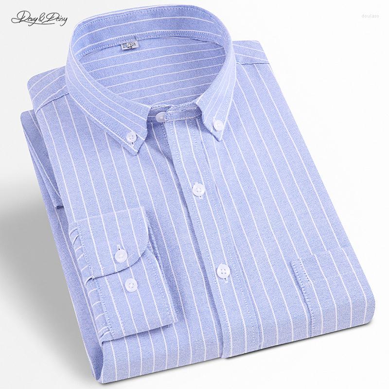 Men' Casual Shirts 2023 Men Shirt Long Sleeve 60% Cotton Oxford Striped Cloth Business Male Four Season Plaid Buttom-down SH043, 708
Men' Casual Shirts 2023 Men Shirt Long Sleeve 60% Cotton Oxford Striped Cloth Business Male Four Season Plaid Buttom-down SH043, 708