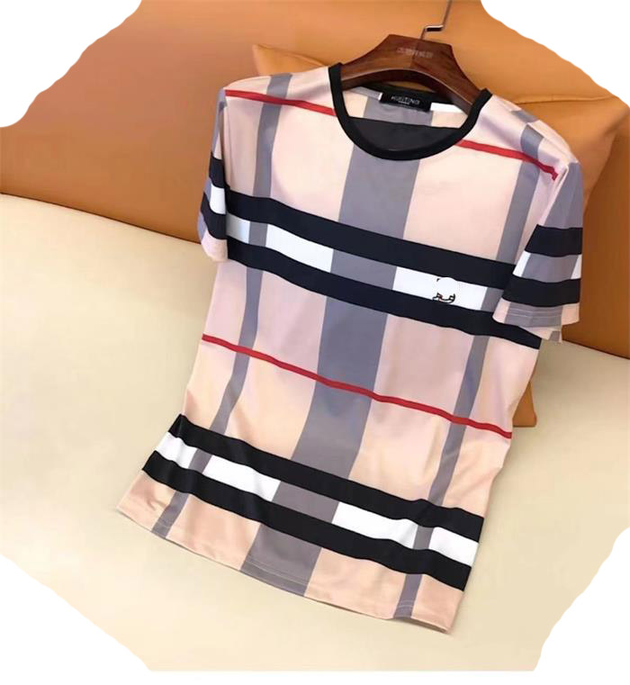 Men's summer short-sleeved t-shirt Men's new ice plaid B letter print youth trend large T-shirt M-4XL, Gold
Men's summer short-sleeved t-shirt Men's new ice plaid B letter print youth trend large T-shirt M-4XL, Gold