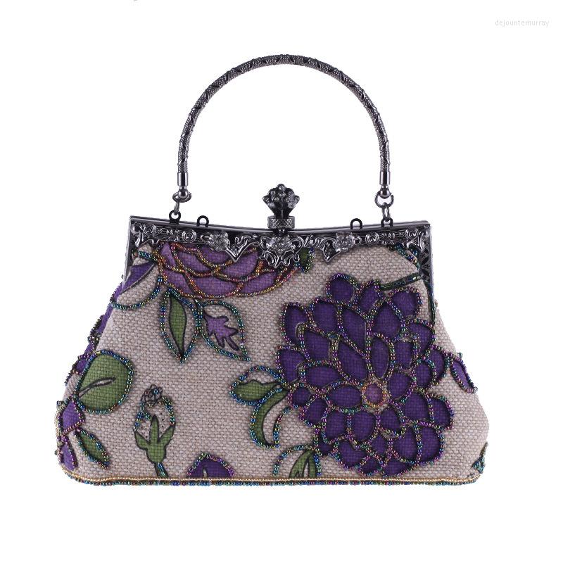 Evening Bags Vintage Purple Women Bag Linen Beads Embroidery Handbag Clutch Party Purse Makeup Flowers Shoulder XST7566-B, Black
Evening Bags Vintage Purple Women Bag Linen Beads Embroidery Handbag Clutch Party Purse Makeup Flowers Shoulder XST7566-B, Black