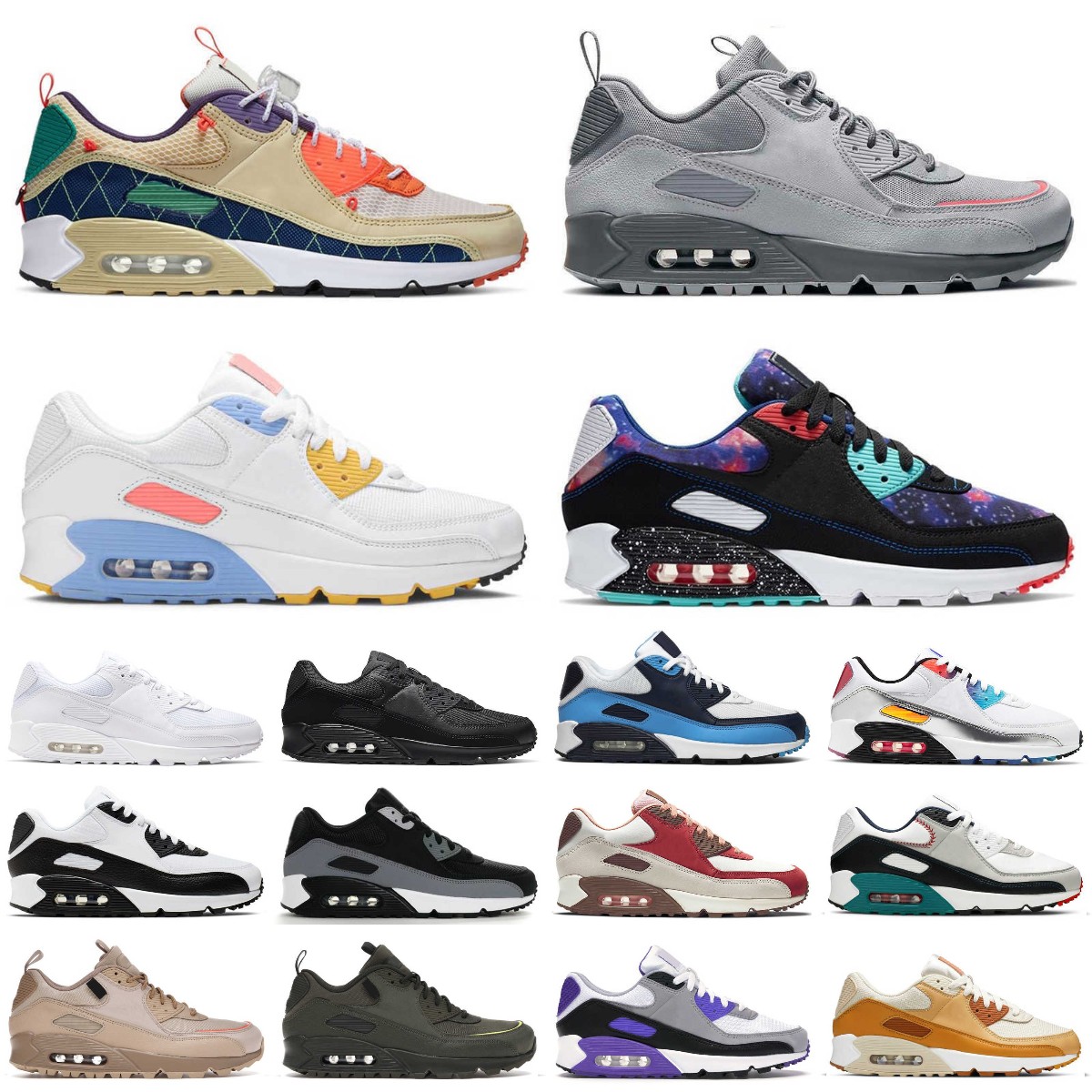 Designer Airmax 90 men casual shoes 90s Triple Black White Leather Mesh Supernova Dust Grey Malt Camo Valentines Day women mens outdoor Sports jogging Sneakers, Box
Designer Airmax 90 men casual shoes 90s Triple Black White Leather Mesh Supernova Dust Grey Malt Camo Valentines Day women mens outdoor Sports jogging Sneakers, Box