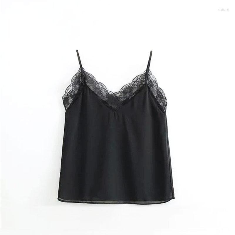 Women' Tanks Summer Tank Top Women Elegant Sleeveless V Neck Silk Basic Tops Blusas Casual Vest Camisole Crop Black
Women' Tanks Summer Tank Top Women Elegant Sleeveless V Neck Silk Basic Tops Blusas Casual Vest Camisole Crop Black