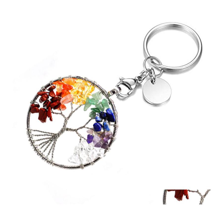 Key Rings Natural Broken Stone 5Cm Wrap Tree Of Life Keychains Healing Rose Crystal Car Decor Keyholder For Women Carshop2006 Drop D Dh3E5
Key Rings Natural Broken Stone 5Cm Wrap Tree Of Life Keychains Healing Rose Crystal Car Decor Keyholder For Women Carshop2006 Drop D Dh3E5
