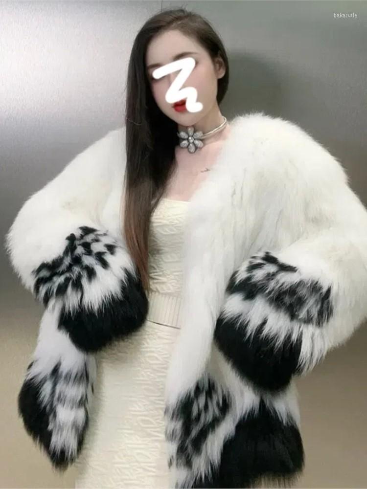 Women' Fur 2023 WOMEN Partchwork Faux Coats Female Thick Warm Winter Lady Korean Fashion Long Sleeve Oversize, Black
Women' Fur 2023 WOMEN Partchwork Faux Coats Female Thick Warm Winter Lady Korean Fashion Long Sleeve Oversize, Black