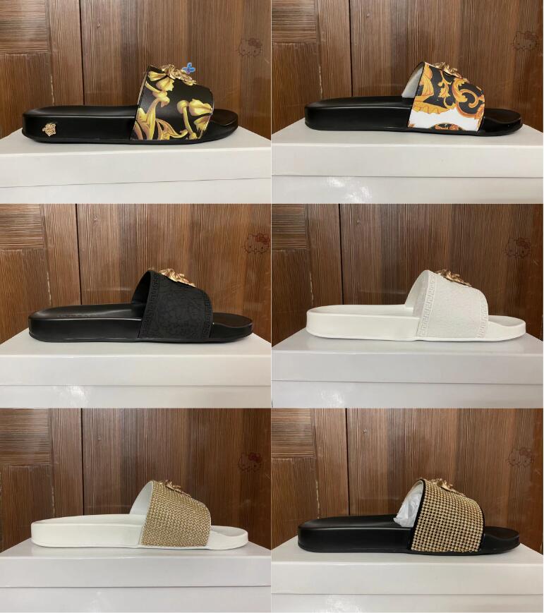 2021 Women Sandals Slippers Embroidery Designers Slides Sandal Floral Brocade Flip Flops Striped Beach Leather Rubber Flower Slipper Loafers With Box
2021 Women Sandals Slippers Embroidery Designers Slides Sandal Floral Brocade Flip Flops Striped Beach Leather Rubber Flower Slipper Loafers With Box