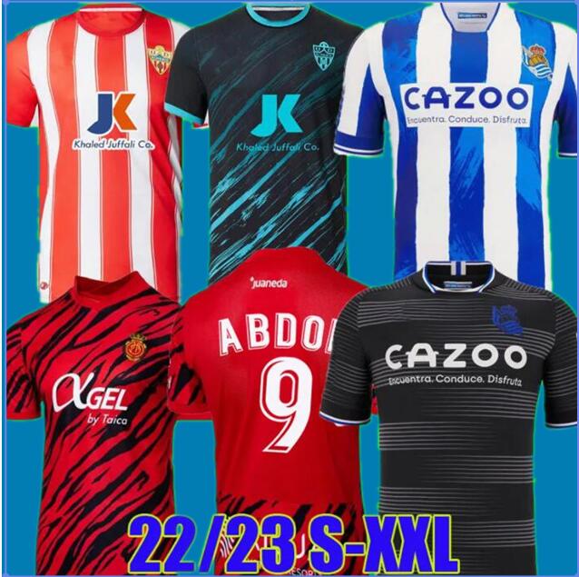 UD Almeria soccer jersey 2022 2023 home away third RCD Mallorca Real Sociedad football shirts camiseta de futbol ABDON SANCHEZ BABA HOPPE Kaiky Alejandro Pozo AA
UD Almeria soccer jersey 2022 2023 home away third RCD Mallorca Real Sociedad football shirts camiseta de futbol ABDON SANCHEZ BABA HOPPE Kaiky Alejandro Pozo AA