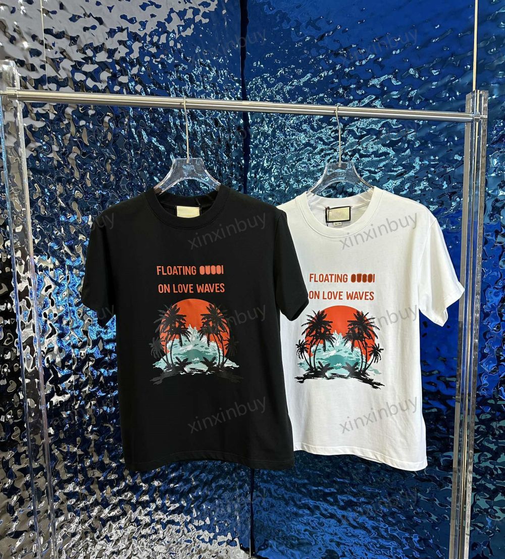 xinxinbuy Men designer Tee t shirt 23ss Paris coconut tree vacation short sleeve cotton women white black Beige XS-2XL
xinxinbuy Men designer Tee t shirt 23ss Paris coconut tree vacation short sleeve cotton women white black Beige XS-2XL