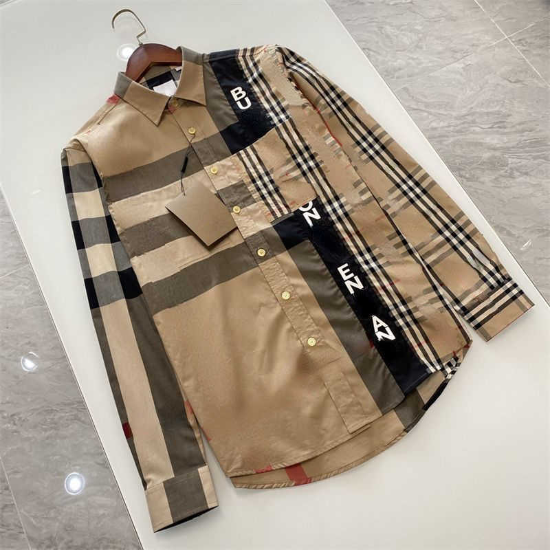 Summer mens shirt designer shirts classic striped printed cardigan coat plaid long sleeved Shirt men women pure cotton jacket, Picture color
Summer mens shirt designer shirts classic striped printed cardigan coat plaid long sleeved Shirt men women pure cotton jacket, Picture color