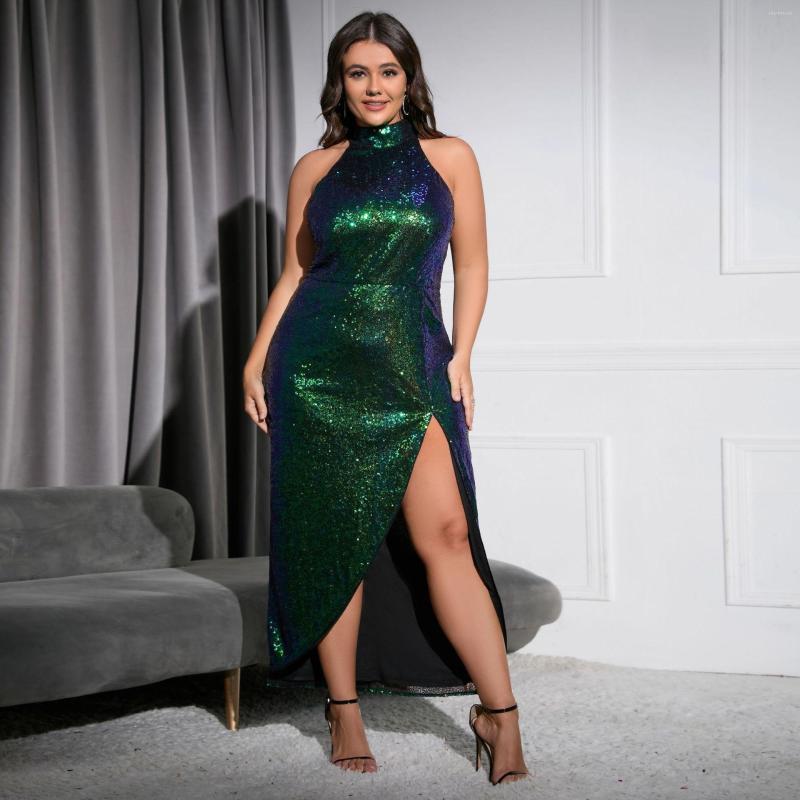 Plus Size Dresses Sexy Female Fashion Hanging Sequin Party Dress Sweet Elegant Sleeveless Women's Long Birthday Evening, Multi-color
Plus Size Dresses Sexy Female Fashion Hanging Sequin Party Dress Sweet Elegant Sleeveless Women's Long Birthday Evening, Multi-color