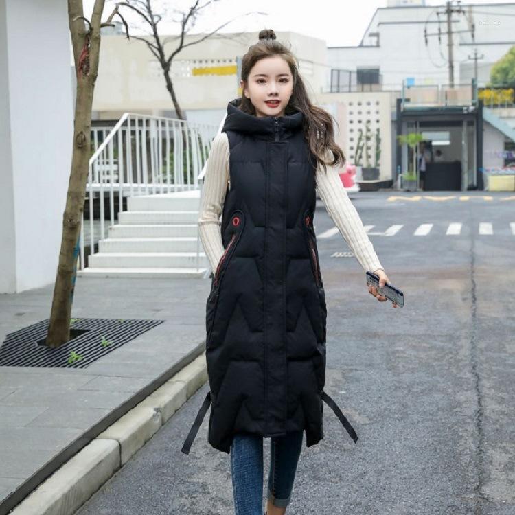 Women's Vests Autumn Winter Ladies Sleeveless Waistcoats Women Solid Color Hooded Long Parkas Vest Warm Black Zipper Down Coat Parka, Beige
Women's Vests Autumn Winter Ladies Sleeveless Waistcoats Women Solid Color Hooded Long Parkas Vest Warm Black Zipper Down Coat Parka, Beige