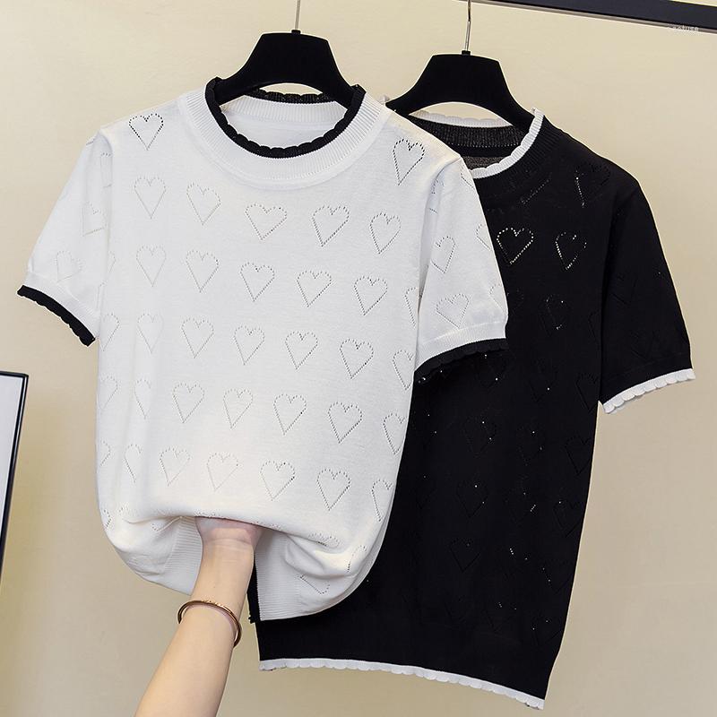 Women's Sweaters Summer Women Love Sweater Solid Color T-shirt O-Neck Casual Short Sleeve Tops Female Knitted Pullover Clothing 2023, Black
Women's Sweaters Summer Women Love Sweater Solid Color T-shirt O-Neck Casual Short Sleeve Tops Female Knitted Pullover Clothing 2023, Black