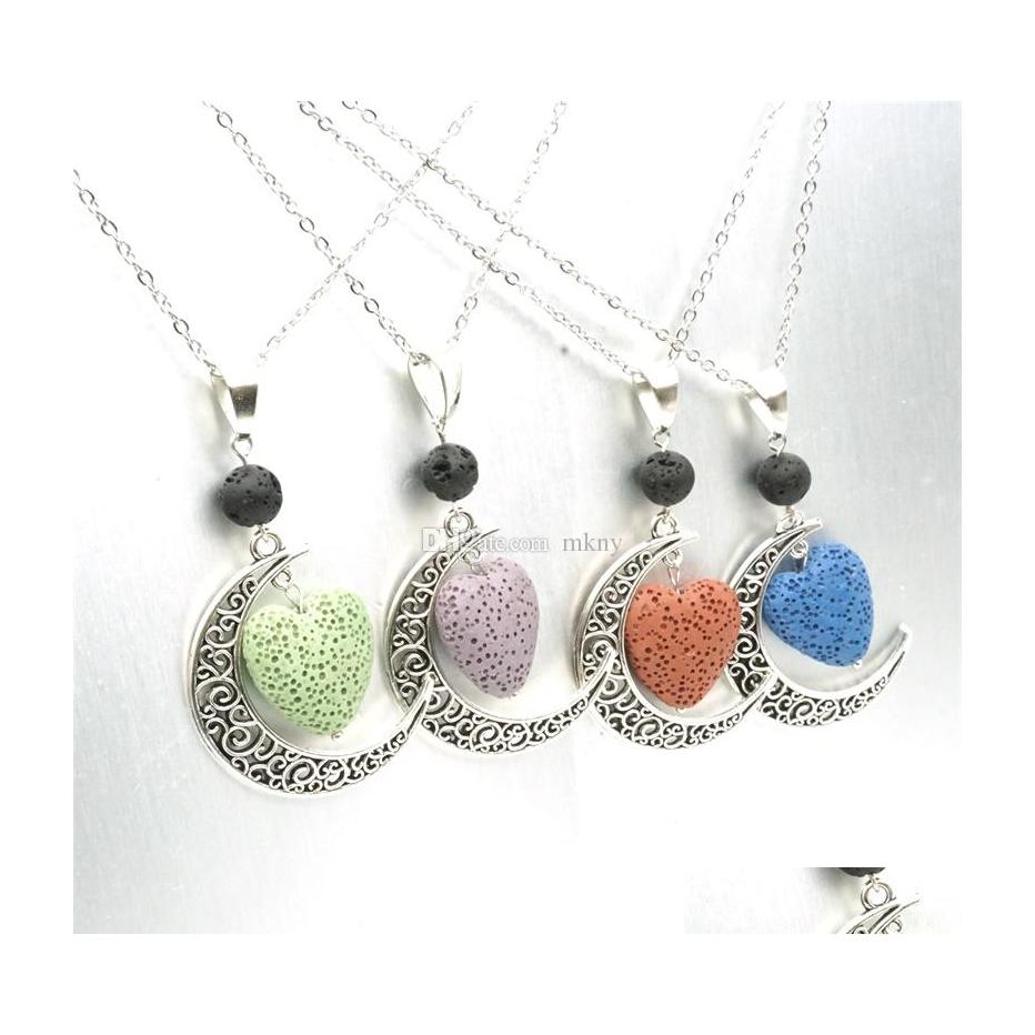 Pendant Necklaces Heart Lava Rock Bead Volcano Necklace Aromatherapy Essential Oil Diffuser Black Stainless Chain Jewelry Drop Deliv Dhctm
Pendant Necklaces Heart Lava Rock Bead Volcano Necklace Aromatherapy Essential Oil Diffuser Black Stainless Chain Jewelry Drop Deliv Dhctm