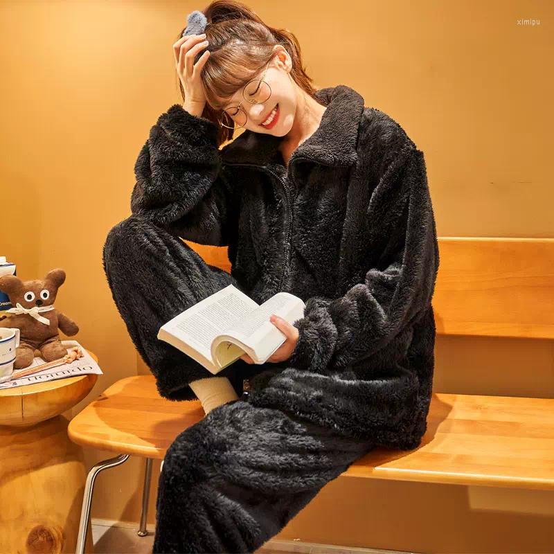 Women's Sleepwear Women Pajamas Set Warm Coral Fleece Pajama Thick Large Size Loungewear Cute, 26024
Women's Sleepwear Women Pajamas Set Warm Coral Fleece Pajama Thick Large Size Loungewear Cute, 26024
