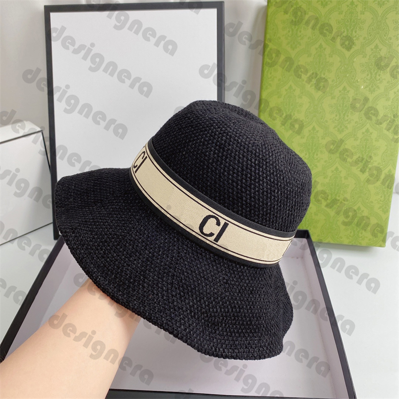 Fashion Designer Straw Hat Bucket Hats for Women Summer Shade Cap Men Baseball Caps High Quality 3 Options
Fashion Designer Straw Hat Bucket Hats for Women Summer Shade Cap Men Baseball Caps High Quality 3 Options