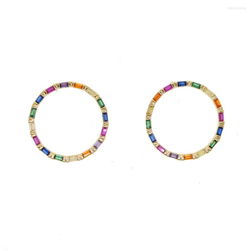 Stud Earrings Geometric Big Baguette Rainbow Cz Circle Round Earring Gorgeous Chic Fashion Jewelry
Stud Earrings Geometric Big Baguette Rainbow Cz Circle Round Earring Gorgeous Chic Fashion Jewelry