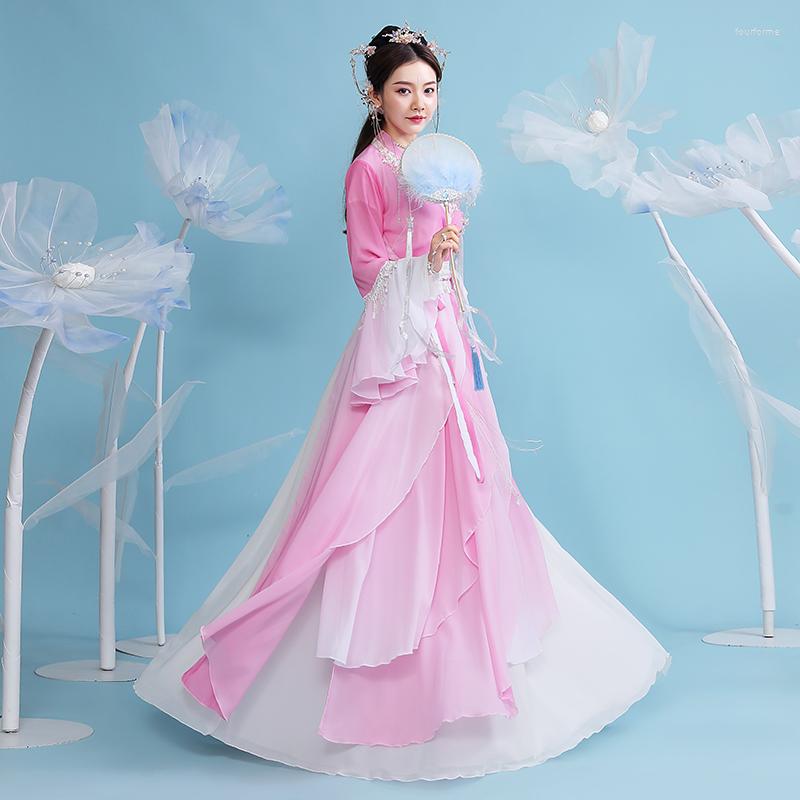 Stage Wear 2023 National Hanfu Dress Pink Princess Clothing Ancient Chinese Traditional Costume Women Festival Outfit SL4375, Picture shown
Stage Wear 2023 National Hanfu Dress Pink Princess Clothing Ancient Chinese Traditional Costume Women Festival Outfit SL4375, Picture shown