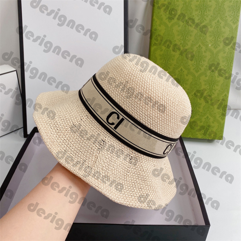 Fashion Designer Straw Hat Bucket Hats for Womens Summer Shade Cap Men Baseball Caps High Quality 3 Options
Fashion Designer Straw Hat Bucket Hats for Womens Summer Shade Cap Men Baseball Caps High Quality 3 Options