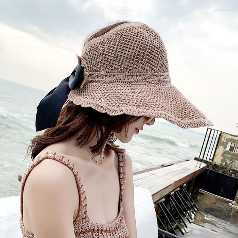 Wide Brim Hats Fashion For Women All-match Hat Spring Summer Outdoor Foldable Sunscreen Breathable Beach Straw Female Empty Top Cap Elob22, Black
Wide Brim Hats Fashion For Women All-match Hat Spring Summer Outdoor Foldable Sunscreen Breathable Beach Straw Female Empty Top Cap Elob22, Black