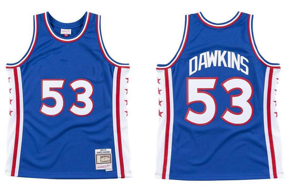 Darryl Dawkins Stitched basketball Jersey S-6XL Mitchell Ness jersey 1976-77 Mesh Hardwoods Classics retro jerseys Men Women Youth blue 53, Stitched jersey
Darryl Dawkins Stitched basketball Jersey S-6XL Mitchell Ness jersey 1976-77 Mesh Hardwoods Classics retro jerseys Men Women Youth blue 53, Stitched jersey