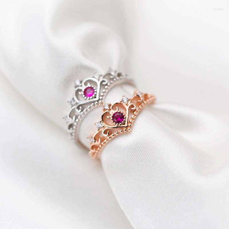 Cluster Rings MIQIAO 925 Sterling Silver Crown Ring Engagement For Women Female Diamond Zircon Dainty Elegant Heart Fashion Ornaments Gift
Cluster Rings MIQIAO 925 Sterling Silver Crown Ring Engagement For Women Female Diamond Zircon Dainty Elegant Heart Fashion Ornaments Gift
