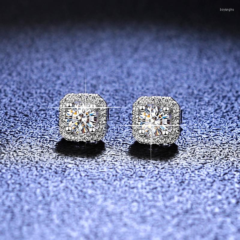 Stud Earrings 1CT 2CT Moissanite Diamond Ear Studs Earring Pass Test For Women Sterling Silver Jewelry
Stud Earrings 1CT 2CT Moissanite Diamond Ear Studs Earring Pass Test For Women Sterling Silver Jewelry