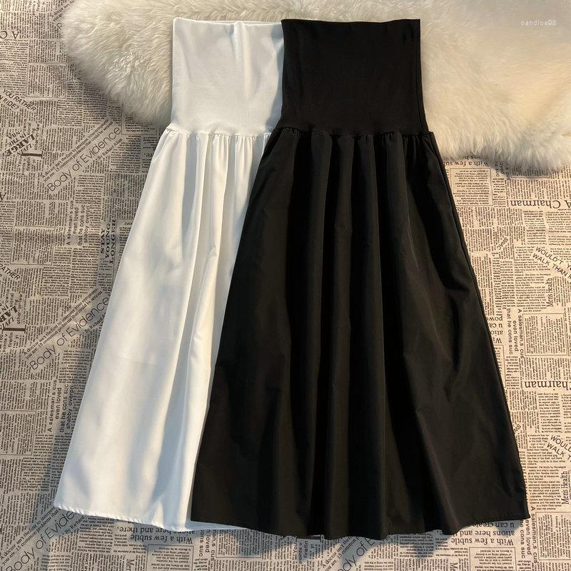 Casual Dresses Women Black One-shoulder Strapless Dress 2023 French Style Elegant Ball Gown All-match Mid-long Vestidos
Casual Dresses Women Black One-shoulder Strapless Dress 2023 French Style Elegant Ball Gown All-match Mid-long Vestidos
