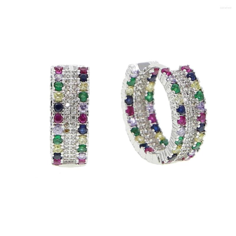 Hoop Earrings 2023 Trendy Colorful Rainbow Cubic Zirconia Earring Small Mini Huggie Hoops Silver Color Fashion Classic Women Jewelry
Hoop Earrings 2023 Trendy Colorful Rainbow Cubic Zirconia Earring Small Mini Huggie Hoops Silver Color Fashion Classic Women Jewelry