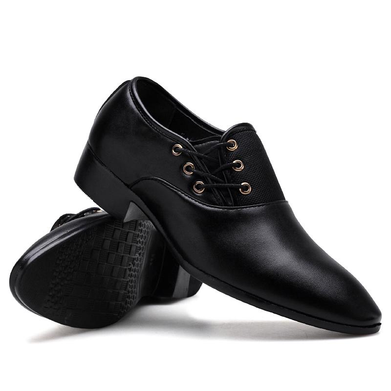 Dress Shoes QIANMO Genuine Leather Men Oxford Lace Up Business High Quality Flats Large Size 47 48, Y1997 brown
Dress Shoes QIANMO Genuine Leather Men Oxford Lace Up Business High Quality Flats Large Size 47 48, Y1997 brown