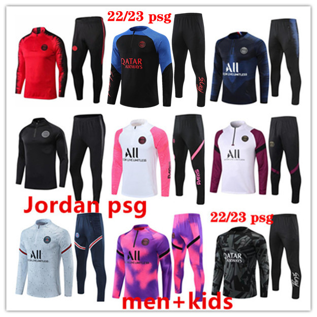 21 22 23 Jordam PSGs MBAPPE soccer jersey tracksuit 18 19 20 Retro Paris Football Training Suit Half pull Long sleeve SERGIO RAMOS VERRATTI ICARDI adult kids football, 21/22 paris b
21 22 23 Jordam PSGs MBAPPE soccer jersey tracksuit 18 19 20 Retro Paris Football Training Suit Half pull Long sleeve SERGIO RAMOS VERRATTI ICARDI adult kids football, 21/22 paris b