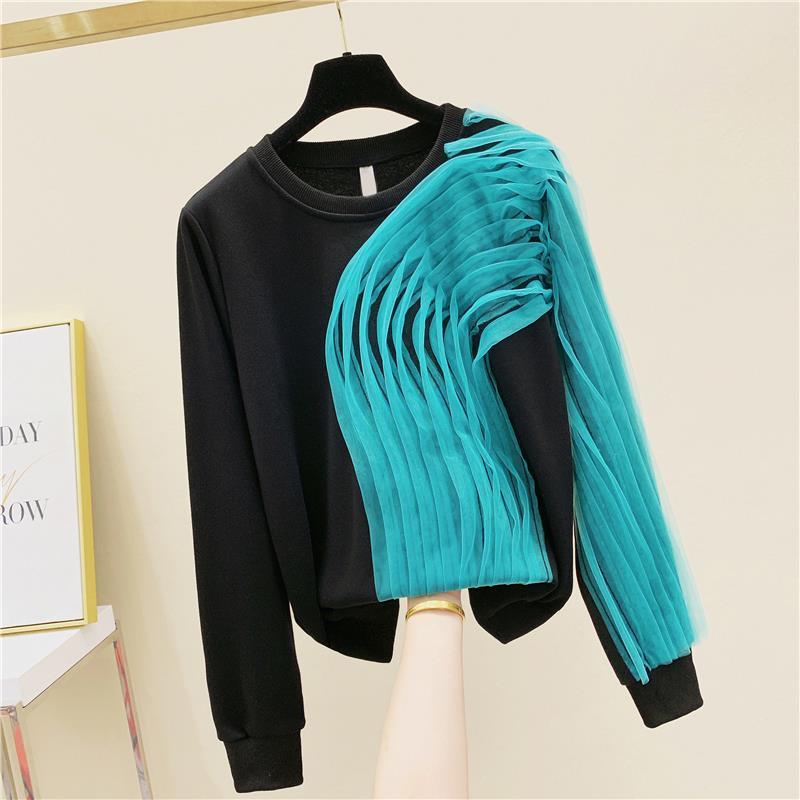 Women' Hoodies & Sweatshirts Spring Stitching Contrast Color Round Neck Pullover Loose Design Sweater TopWomen, Black
Women' Hoodies & Sweatshirts Spring Stitching Contrast Color Round Neck Pullover Loose Design Sweater TopWomen, Black