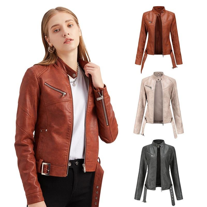Women' Jackets Women Leather Jacket Casual -XXXL Plus Size Coat Quality PU Spring Autumn Washed Short TopWomen, Pink
Women' Jackets Women Leather Jacket Casual -XXXL Plus Size Coat Quality PU Spring Autumn Washed Short TopWomen, Pink