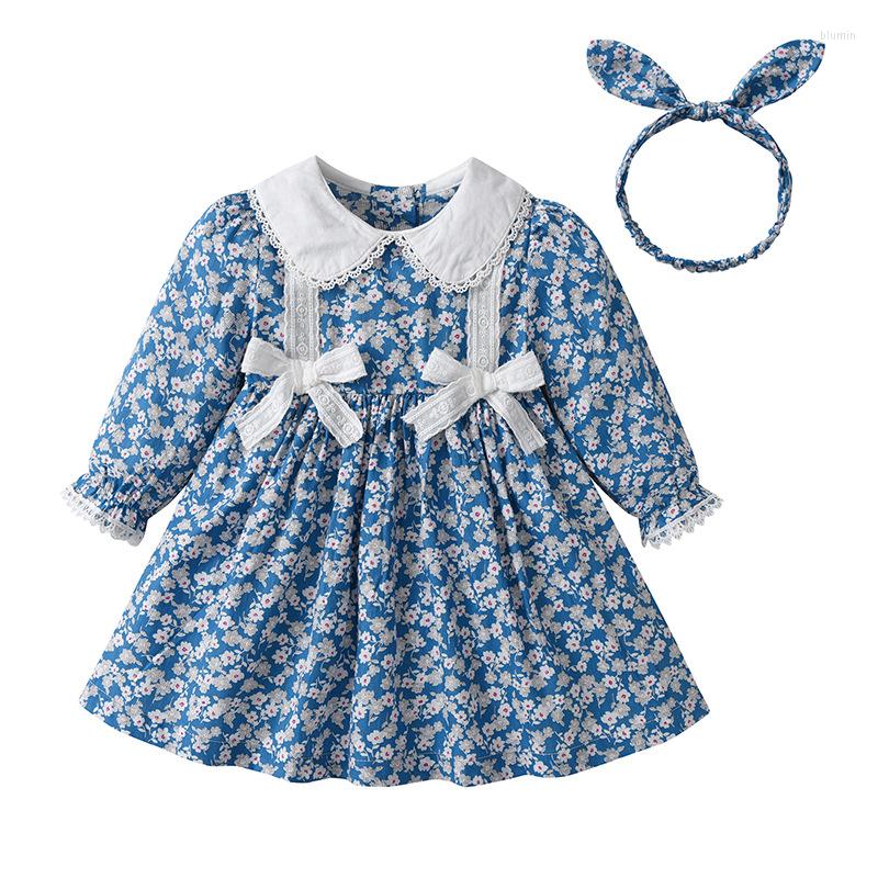 Girl Dresses Baby Clothes Girls Dress Spring Autumn Long-sleeved Blue Floral Fashion Birthday Princess, Picture color
Girl Dresses Baby Clothes Girls Dress Spring Autumn Long-sleeved Blue Floral Fashion Birthday Princess, Picture color