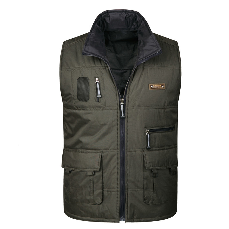 Men's Vests Men's Multi-pocket Vest Men's Double-sided Wear Wown Cotton Vest Men's Multi-pocket Double-sided Wear Vest 230217, Navy blue
Men's Vests Men's Multi-pocket Vest Men's Double-sided Wear Wown Cotton Vest Men's Multi-pocket Double-sided Wear Vest 230217, Navy blue