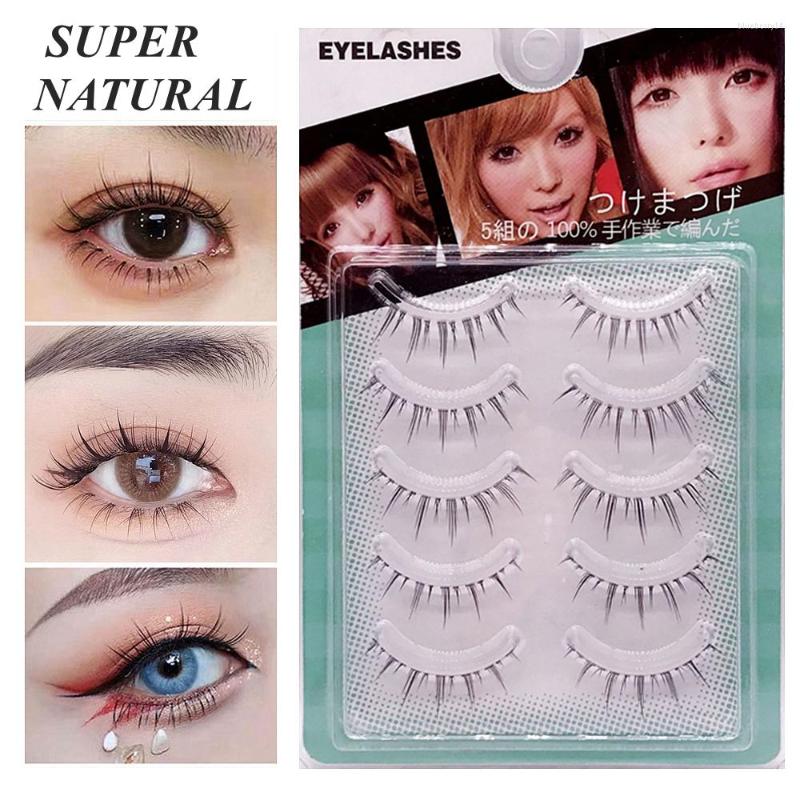 False Eyelashes Super Natural 5 Pairs Faux Cils 3D Handmade Wispy Korean Fake Extension Soft Invisible CLear Thin Band
False Eyelashes Super Natural 5 Pairs Faux Cils 3D Handmade Wispy Korean Fake Extension Soft Invisible CLear Thin Band
