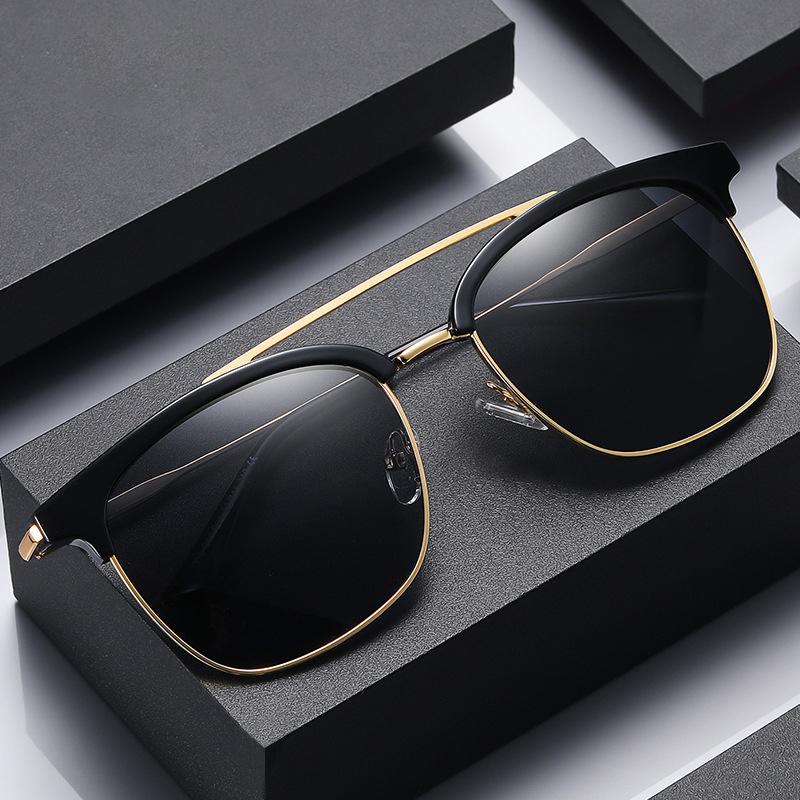 Sunglasses Glawes Polarized Fashion Luxury Shades Brand Designer Men Trend Large Frame Double Beam Metal Glasses
Sunglasses Glawes Polarized Fashion Luxury Shades Brand Designer Men Trend Large Frame Double Beam Metal Glasses
