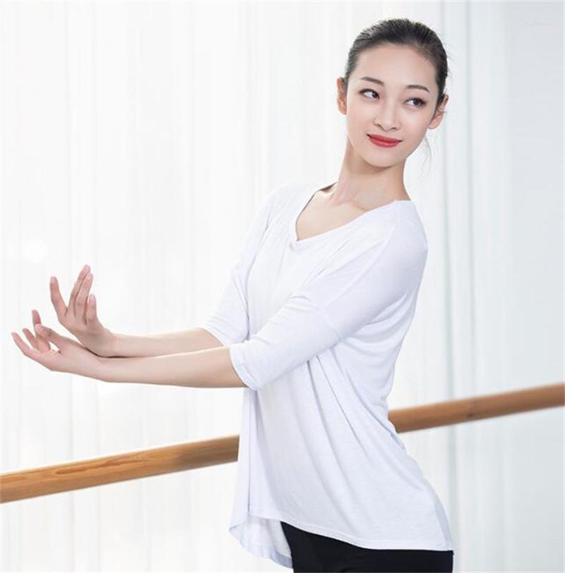 Stage Wear Adult Women Modal Soft Loose Round Neck Short Sleeve Ballet Dance Top High Qualitly Practicing, Color 4
Stage Wear Adult Women Modal Soft Loose Round Neck Short Sleeve Ballet Dance Top High Qualitly Practicing, Color 4