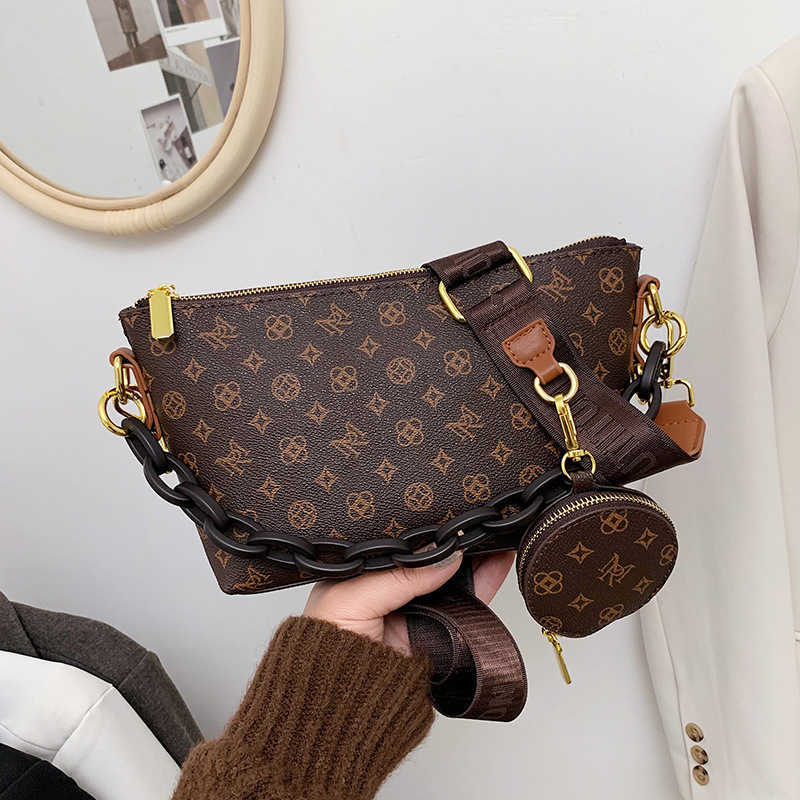 Autumn and Winter New Street Versatile Casual Bag Portable Chain Personalized sling single-shoulder Crossbody Women's Purse Outlet, Brown
Autumn and Winter New Street Versatile Casual Bag Portable Chain Personalized sling single-shoulder Crossbody Women's Purse Outlet, Brown