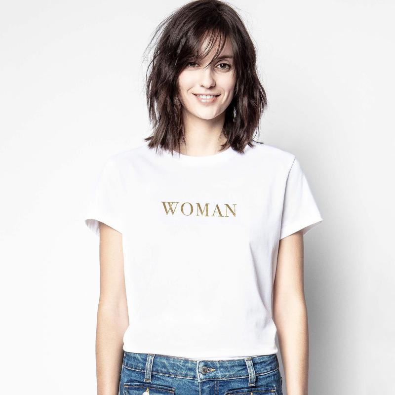 Women's T Shirts Jyate Classic Letter Print Shirt Women Tops Aesthetic Casual Ladies White Round Neck Simple Streetwear Ropa Mujer, Pink
Women's T Shirts Jyate Classic Letter Print Shirt Women Tops Aesthetic Casual Ladies White Round Neck Simple Streetwear Ropa Mujer, Pink