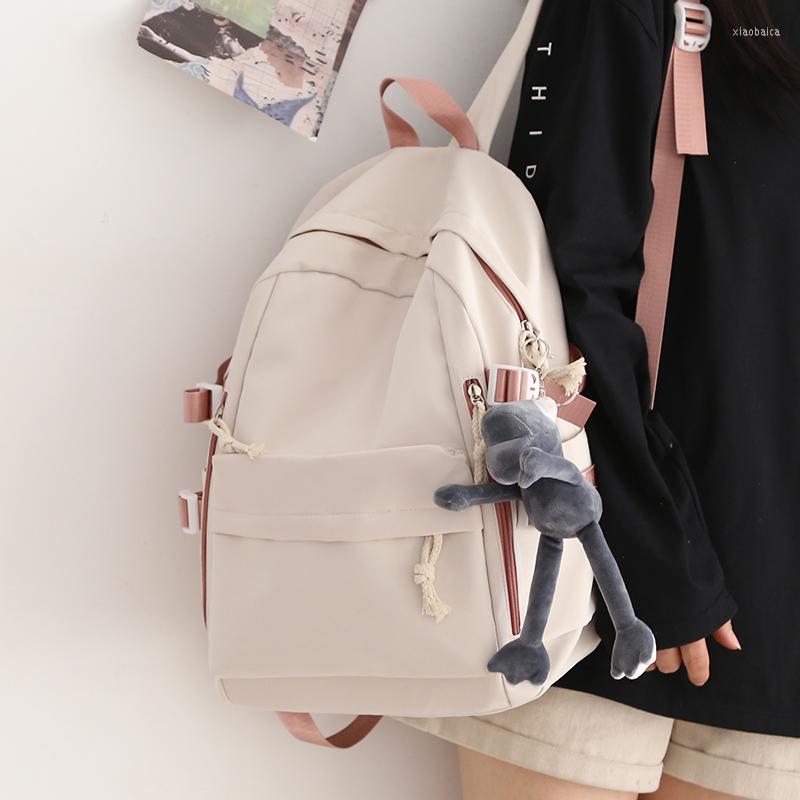 School Bags Student Female Cotton Canvas Backpack Kawaii Women Vintage Bag Teenage Girl Cute Backpacks Fashion Ladies Luxury Book, Black
School Bags Student Female Cotton Canvas Backpack Kawaii Women Vintage Bag Teenage Girl Cute Backpacks Fashion Ladies Luxury Book, Black