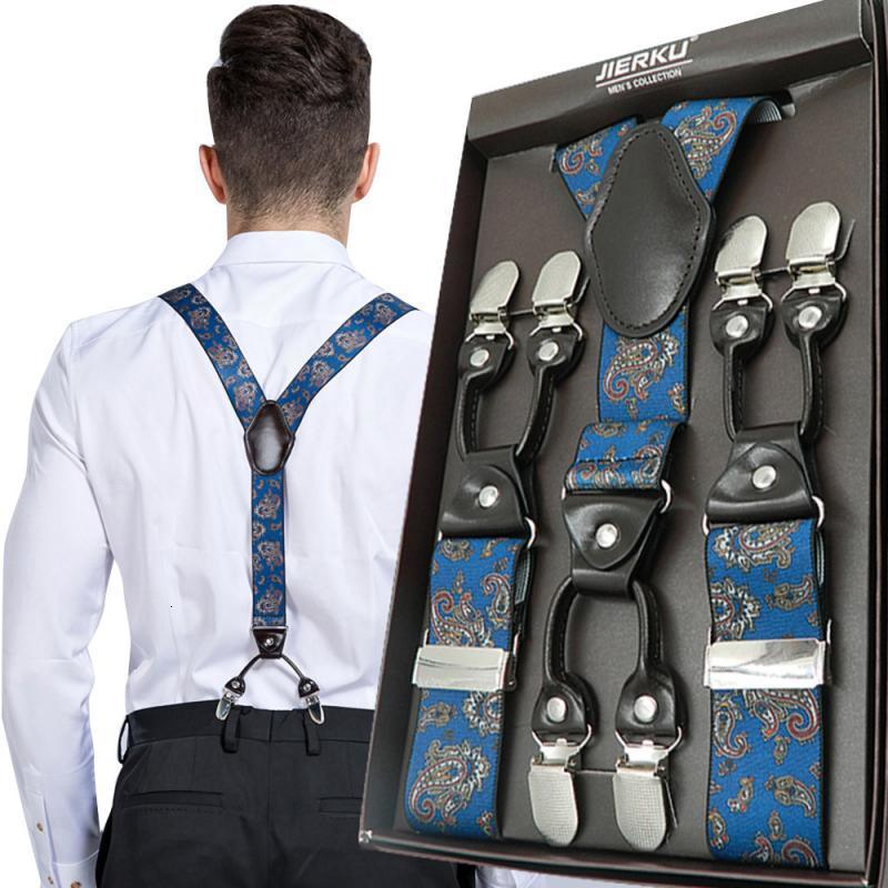 Suspenders Men's Fashion Leather Strap Adjustable Elastic 6 Clip Belt Y Shape ClipOn Trousers Braces Husband's Gift 230217
Suspenders Men's Fashion Leather Strap Adjustable Elastic 6 Clip Belt Y Shape ClipOn Trousers Braces Husband's Gift 230217